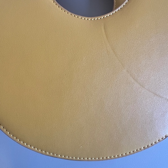 JustFab Mustard Circle Crossbody Bag - Picture 8 of 11
